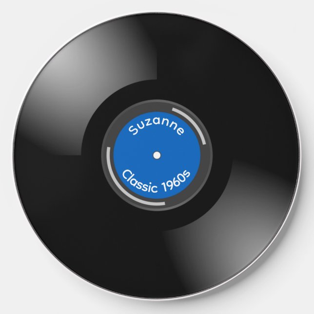 Vinyl Album 33rpm Design Wireless Charger (Front)