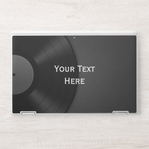 Vinyl Background HP Laptop Skin