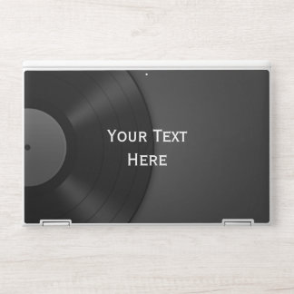 Vinyl Background HP Laptop Skin
