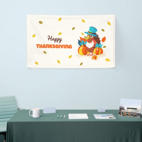 Vinyl banner 3 x 5 for thanksgiving party banner