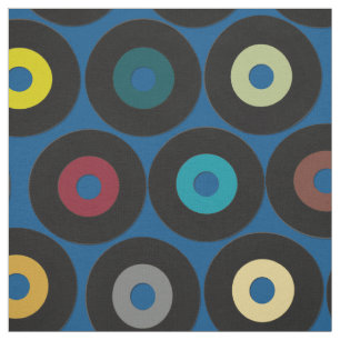 VINYL blue Fabric