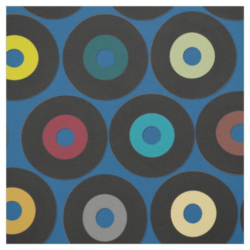 VINYL blue Fabric