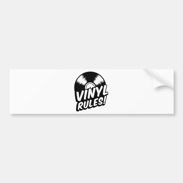 vinyl bumper sticker (Front)