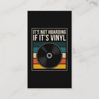 Vinyl Collector Music DJ Record Vinyl Business Card