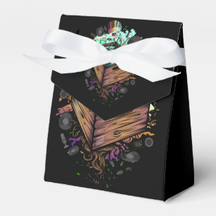 Vinyl Crate Music Favor Boxes