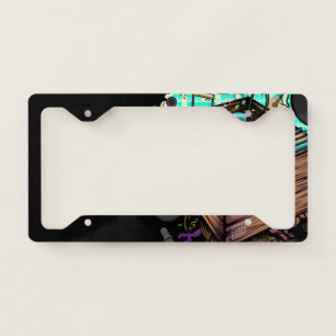 Vinyl Crate Music License Plate Frame
