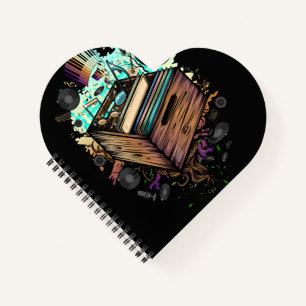 Vinyl Crate Music Notebook