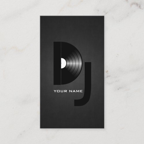 Vinyl DJ Business Card