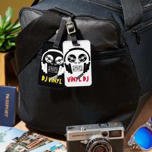 Vinyl DJ Double_sided Luggage Tag