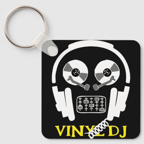 Vinyl DJ  Keychain