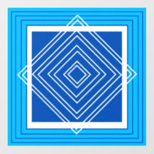 Vinyl floor tile stickers floor carreaux bleu