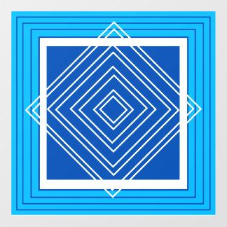 Vinyl floor tile stickers floor carreaux bleu