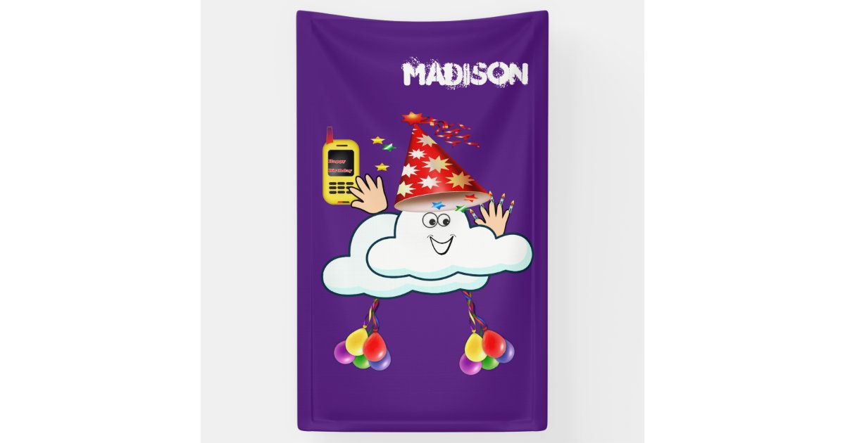 Vinyl Happy Birthday Calendar IPhone Text Cloud Banner Zazzle Vinyl Happy Birthday Calendar IPhone Text Cloud Banner Zazzle