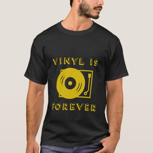 Vinyl Is Forever Long Sleeve T Shirt Record Collec