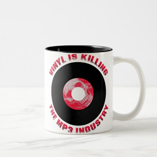 Vinyl is Killing the MP3 Industry Mug (Right)