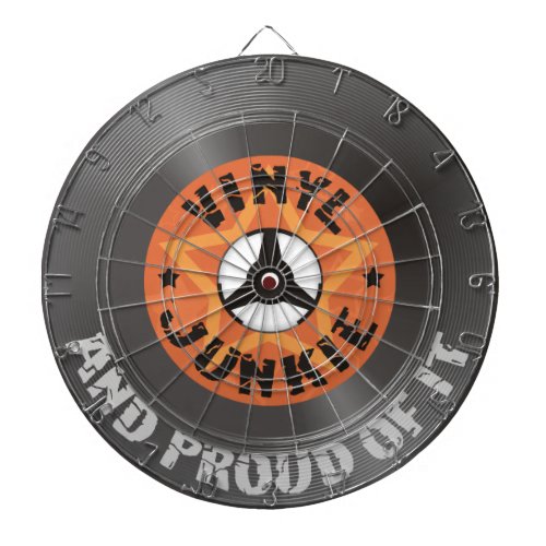 Vinyl Junkie _ And Proud of It Dartboard