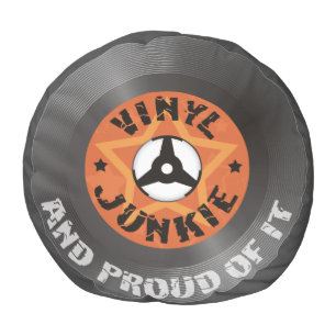 Vinyl Junkie - And Proud of It Pouf