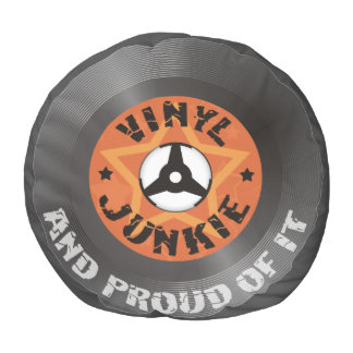 Vinyl Junkie - And Proud of It Pouf