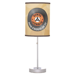 Vinyl Junkie - And Proud of It Table Lamp