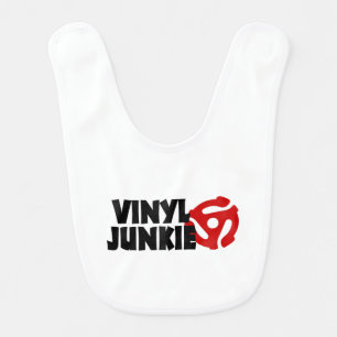 Vinyl Junkie Baby Bib
