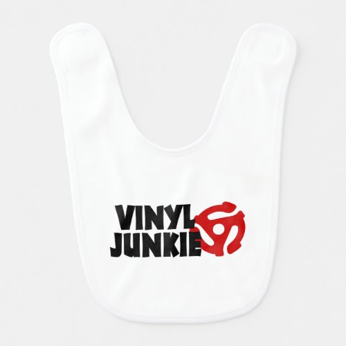 Vinyl Junkie Baby Bib