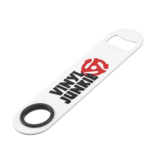 Vinyl Junkie Bar Key (Front Angled)