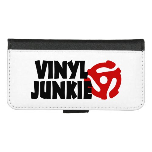 Vinyl Junkie iPhone 87 Wallet Case