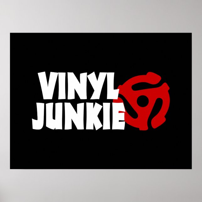 Vinyl Junkie Poster (Front)