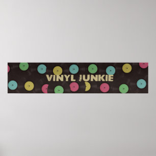 Vinyl Junkie Poster