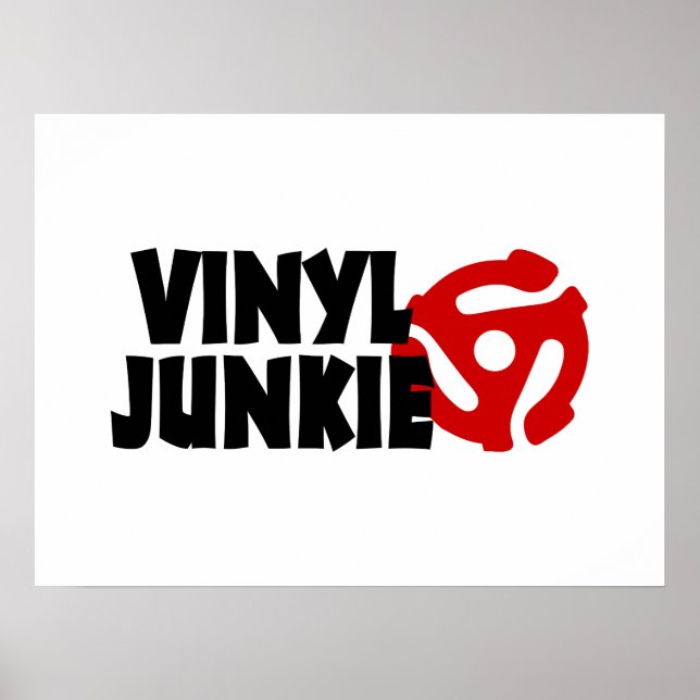 Vinyl Junkie Poster (Front)