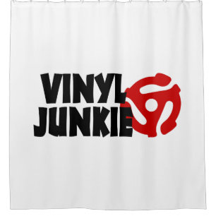 Vinyl Junkie Shower Curtain