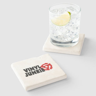 Vinyl Junkie Stone Coaster