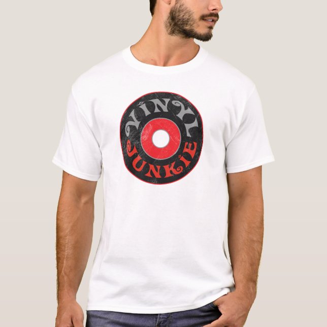 Vinyl Junkie T-Shirt (Front)