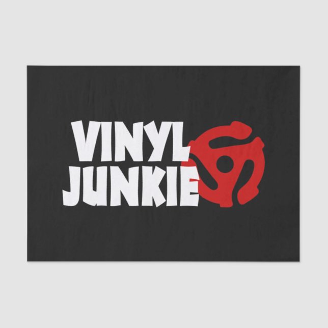 Vinyl Junkie Tissue Paper (Front)