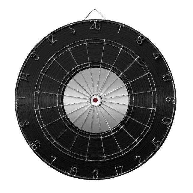 Vinyl-Look LP Record Dartboard With Darts (Front)
