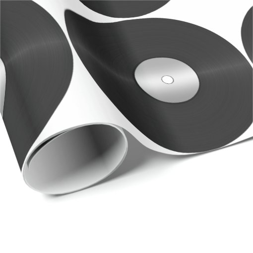 Vinyl-Look LP Record Wrapping Paper | Zazzle