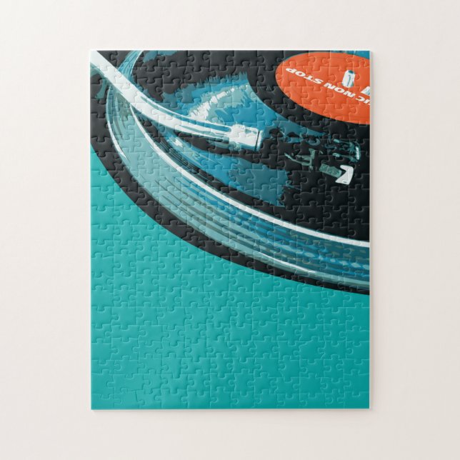 Vinyl Music Turntable Jigsaw Puzzle (Vertical)