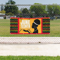 Vinyl Outdoor Banner Juneteenth Celebration