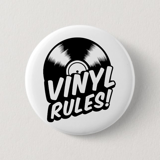 vinyl pinback button (Front)
