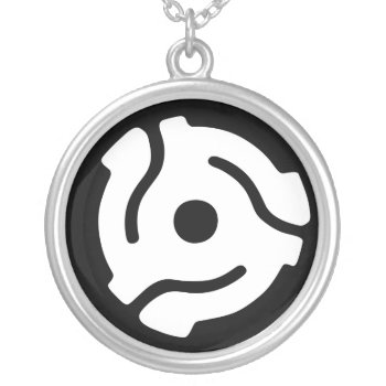Vinyl Record Adapter Necklace by aquachild at Zazzle