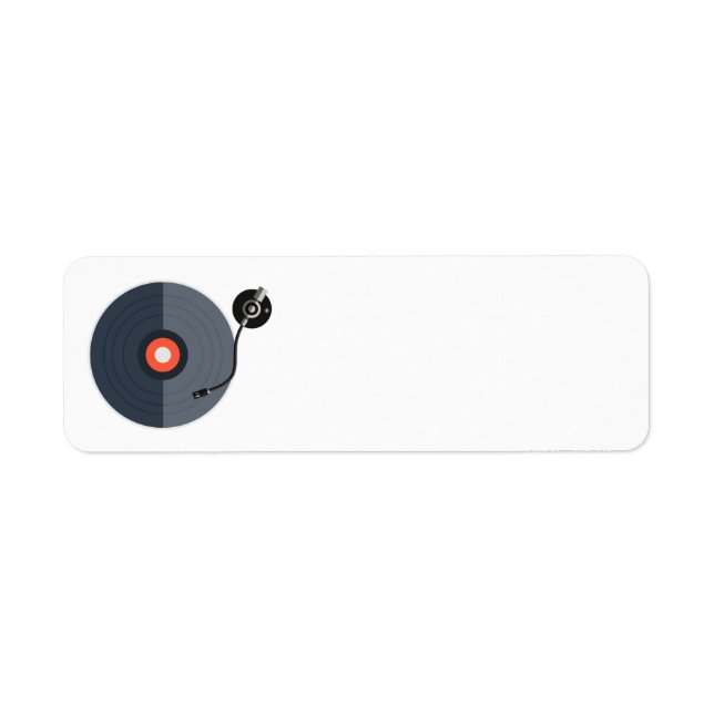 Vinyl Record Address Labels (Front)