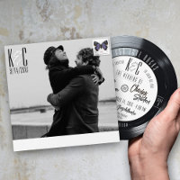 Vinyl Record Album Cover Photo Wedding Invite