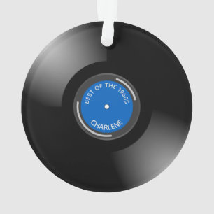 Vinyl Record Album Design Acrylic Ornament