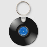 Vinyl Record Album Design Keychain at Zazzle