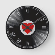 Vinyl record and music elements Watch