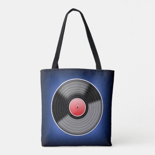 Vinyl Record Bag _ Blue Fade