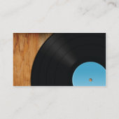 Vinyl Record Business Card (Back)