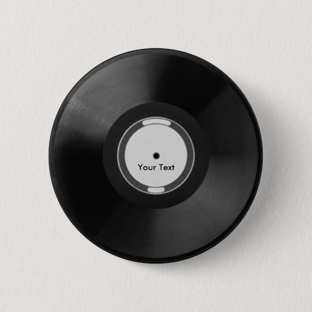 Vinyl.Record Button (Front)