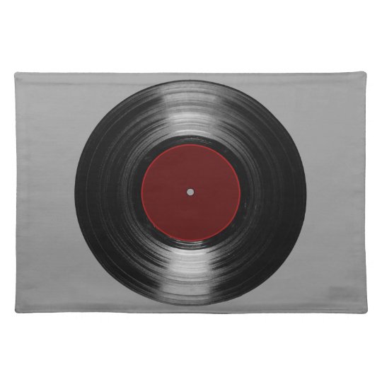 vinyl record cloth placemat