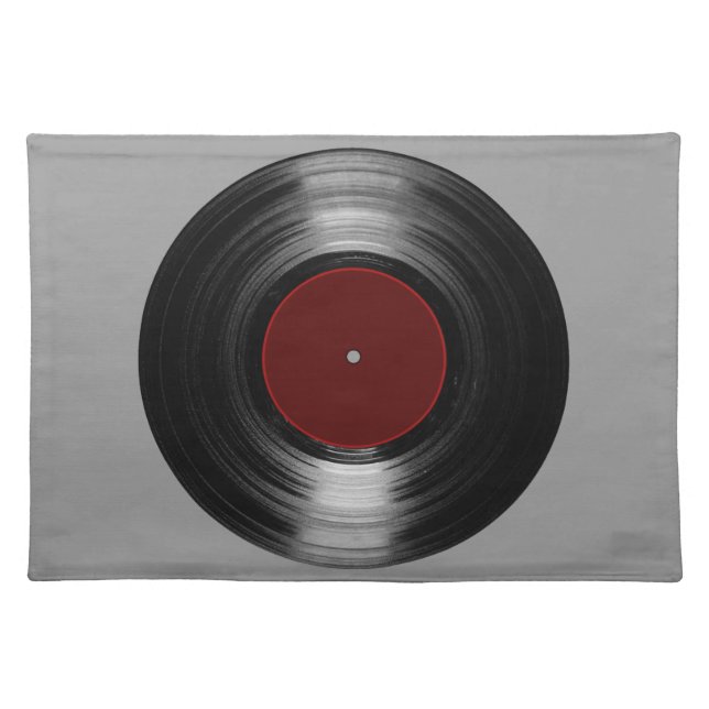 vinyl record cloth placemat (Front)